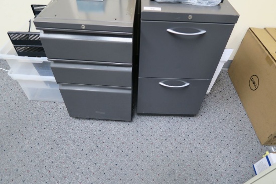 Gray Vertical File Cabinet