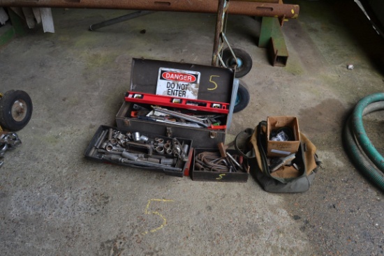 LOT OF TOOLS & BOXES