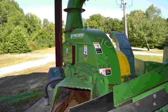 2012 58" 4 KNIFE CHIPPER W/ HORIZONTAL FEED TOP DISCHARGE SN#3647