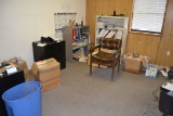 LOT OF OFFICE FURNITURE & SUPPLIES