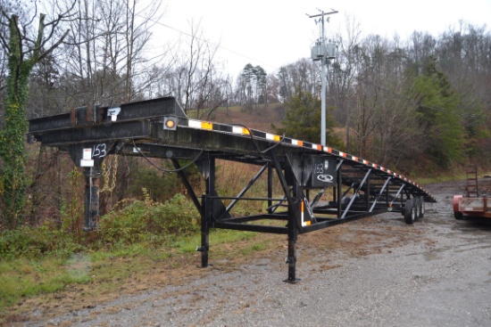 QUALITY 40' TRI AXLE CAR HAULER 5TH WHEEL TRAILER (NO TITLE, BILL OF SALE ONLY)