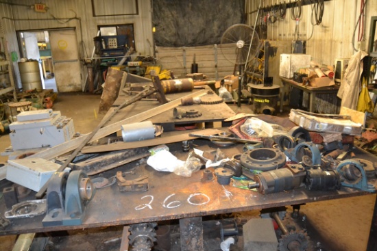 2- HEAVY DUTY METAL WORK TABLE