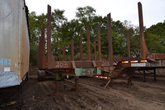 2001 CUSTOM BUILT 42' TRIPLE BUNK LOG TRAILER