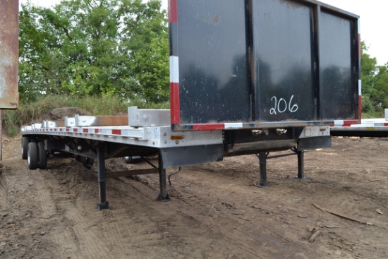 1998 TRANSCRAFT 48' COMBO SPREAD AXLE FLATBED