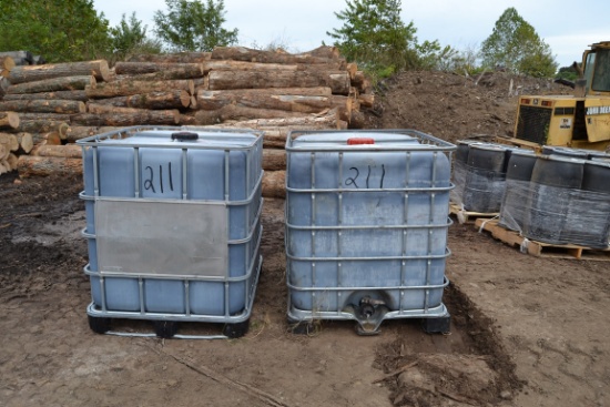APPROX  (300) 250 GAL CONTAINERS