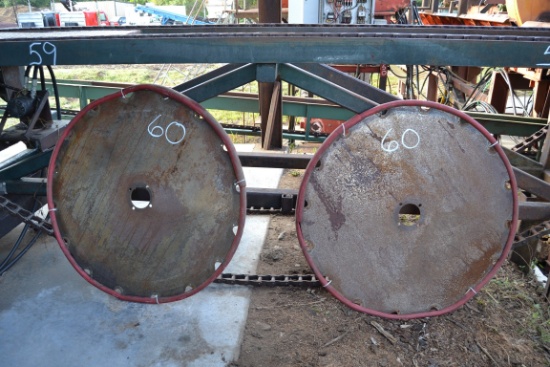 (2) 40" CIRCLE SAWS FOR MORGAN SCRAGG