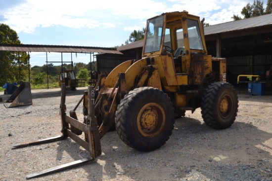 CAT 920 ARTICULATING WHEEL LOADER W/ FORKS W/ ENCLOSED CAB W/ 17.5X25 RUB SN#62K6784