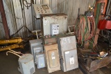 LOT OF ELECTRICAL BOXES