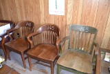 3 WOODEN CHAIRS