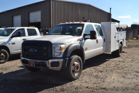 2015 FORD F550 CREW CAB SERVICE TRUCK