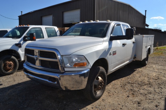 2011 DODGE 3500 CREW CAB4X4 CREW CAB SERVICE TRUCK