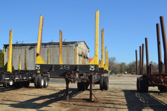 1995 PITTS 38' DOUBLE BUNK LOG TRAILER