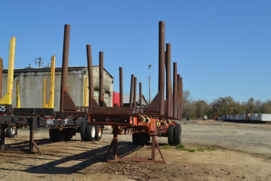 40' TRIPPLE BUNK LOG TRAILER
