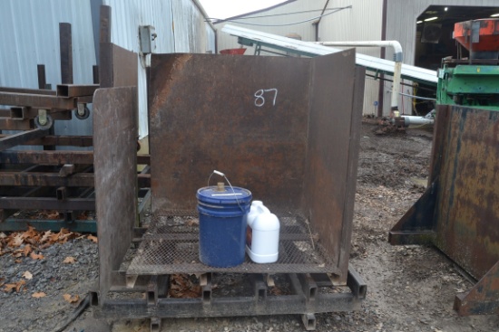 (2) MATERIAL RACKS