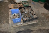 PALLET OF BEARING & PULLEYS