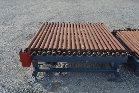 48" PALLET STACKER W/GRAVITY ROLLS