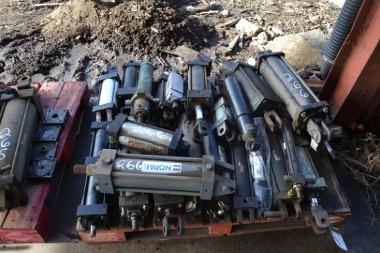 PALLET OF CYLINDERS
