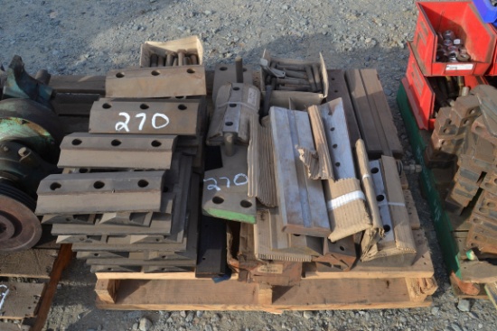 PALLET OF CHIPPER PARTS