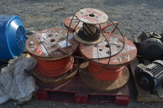 PALLET OF  NEW 3/4" CABLE