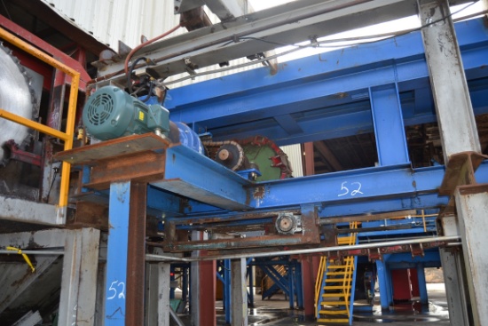 35' HEAVY DUTY INFEED LOG TROUGH