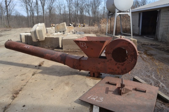 MORBARK 24" OSCALATING LOADING SYSTEM W/ 10HP MOTOR
