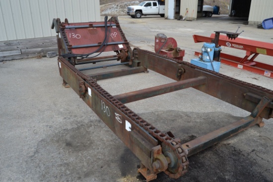 MORGAN 11' 2 STRAND PACKAGE DECK W/ 2 STRAND UNSCRAMBLER W/ 5 HP HYRAULIC POWER PACK