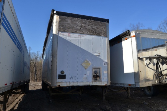 1998 WABASH 45' OPEN TOP TRAILER W/ ROLLOVER TARP VIN#1JJV452WOWL445278