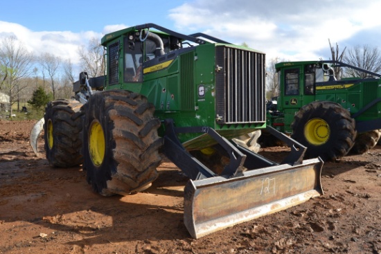 2021 JOHN DEERE 648LII DUAL ARCH GRAPPLE SKIDDER