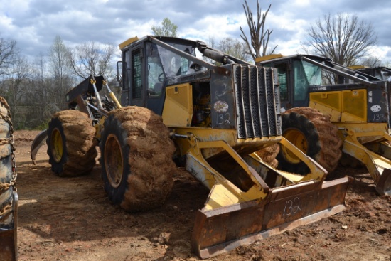 JOHN DEERE 748GIII DUAL ARCH GAPPLE SKIDDER