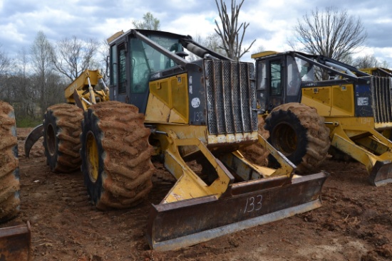 JOHN DEERE 648GIII DUAL ARCH GAPPLE SKIDDER