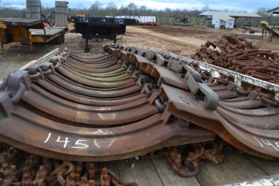SET OF TRACKS FOR 28L OR 34 TIRES