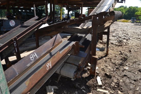 (1) 16" X 10' BELT CONVEYOR W/(1) 24" X 20' INCLINE BELT CONVEYOR W/DRIVE Q/ (1) 24" X 8' BELT CONVE