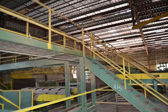ALL CATWALK AND STEPS LOCATED INSIDE SAWMILL