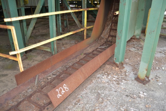 65' INCLINE ALL STEEL WASTE CONVEYOR