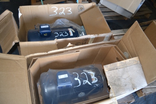 2 NEW 10HP 230-460 VOLT 1765 RPM MOTOR