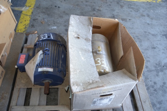 1-NEW 7 1/2 460 VOLT 1770 RPM MOTOR