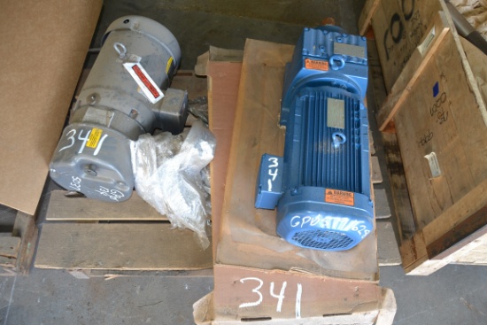 1-NEW 7 1/2 HP GEAR DRIVE