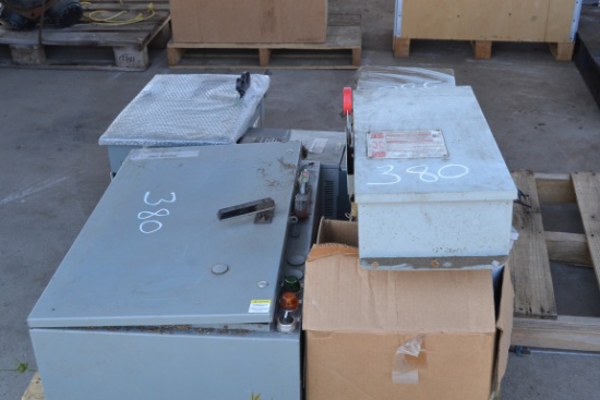 PALLER OF ELECTRIAL BOXES