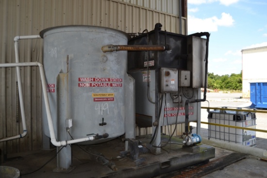 WATER WASH DOWN RECLAIN SYSTEM