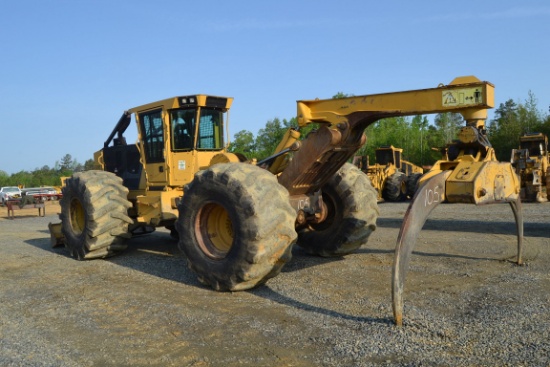 2015 TIGERCAT 630E DUAL ARCH GRAPPLE SKIDDER W/ WINCH W/ 34.5 RUB SN#6304331 9,481 HOURS