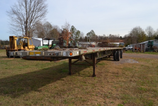 1998 UTILITY 48' SPREAD AXLE FLATBED TRAILER