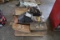 LOT OF WELDING RODS & WELDING HOODS