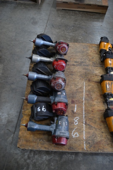 5 EVERWIN COIL AIR NAIL GUNS