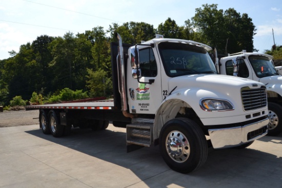 2008 FREIGHTLINER TANDEM AXLE FLATBED TRUCK