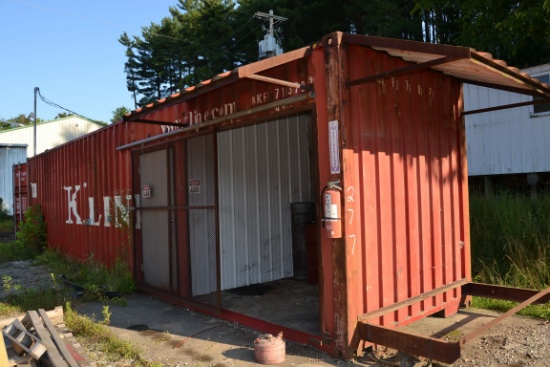 40' OCNTAINER TYPE STORAGE TRAILER