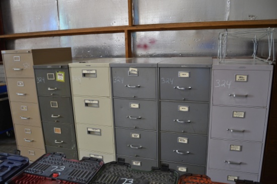6 FILING CABINETS