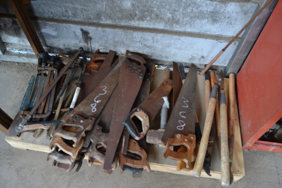 PALLET OF HAND SAWS