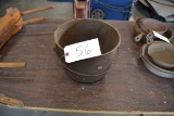 ANTIQUE CAST IRON POT