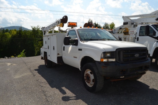 2004 FORD F550 4X4 SERVICE TRUCK