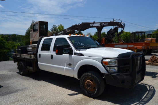 2011 FORD F350 4X4 CREW CAB SERVICE TRUCK